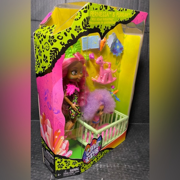 Cave Club Fernessa & Furrah  Wild About Babysitting Brand New Sealed Box - Picture 4 of 11